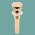 thumbnail image 2 of Renovators Supply Pop-up Sink Drain With Overflow Antique Copper, 2 of 2