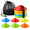 Colorful, variant on Orange 60-Pack Flexible Flat Disc Soccer Cones with Carry Bag