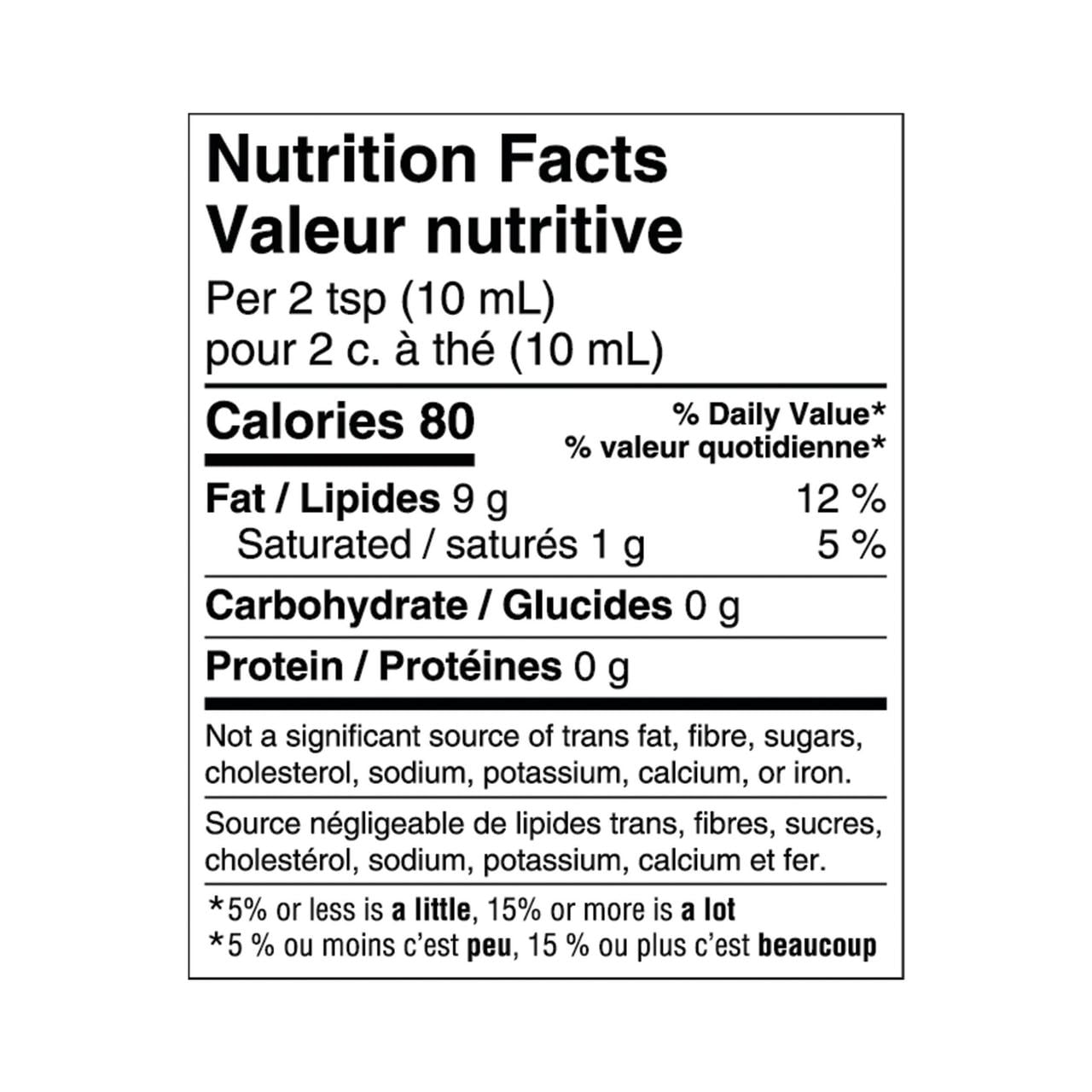 Great Value Vegetable Oil, 1 L