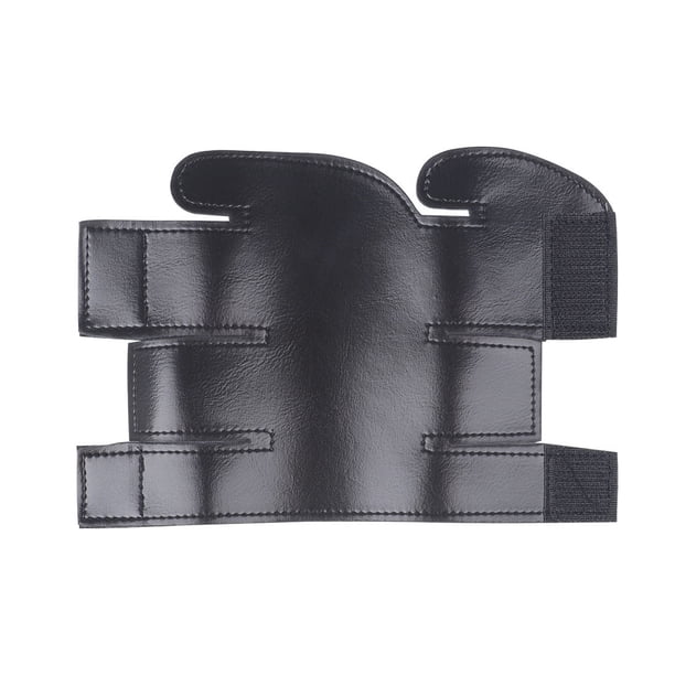 Accesorios de música de viento instrumento musical trompeta cubierta protectora de cuero protección anticorrosión almohadilla de cubierta de pistón de trompeta negro 1 pieza Sincero Electrónica