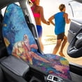 thumbnail image 4 of Binienty Sea Turtle Waterproof Sweat Towel Car Seat Cover For Post Gym Beach Yoga Anti-Slip Washable Car Seat Protector for Sedan Van Truck, 4 of 8