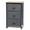 Black, variant on Gymax 3 Drawer Nightstand Side Table Storage Tower Dresser Chest Home Office Furniture