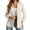 White, variant on Womens Blazer Women's Solid Colour Lapel Casual Small Suit Jacket Womens Blazer Black