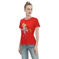 thumbnail image 4 of T-Shirt Basique à Manches Courtes pour Femmes Sailor Moon Lièvre Lunaire, 4 of 6