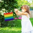 thumbnail image 7 of SKYSONIC 6 PCS Rainbow Striped Washcloths, 12"x12" Cotton Wash Cloths, Highly Absorbent and Soft Face Towels for Bathroom,Gym,Hotel and Spa, 7 of 7