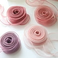 thumbnail image 3 of 10Yards/Roll Sheer Chiffon Ribbon Organza Satin Ribbons For Gift Wrapping Decoration Wedding Bouquets Wreath Sewing Supplies, 3 of 7