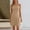 Khaki, variant on Maternity Nursing Nightgown, Comfy Sleeveless Soft Breastfeeding Friendly Sleepwear for Pregnancy & Postpartum Wine