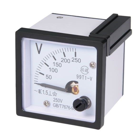 Unique Bargains Jauge de Tension Analogique AC 0-250V Voltmètre 99T1 1.5 % Marge d'Erreur