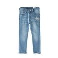 thumbnail image 3 of Usaibhir Baby Girl Boy Jeans,Soft Ripped Denim Elastic Band Inside Pants 0-3 Years, 3 of 5