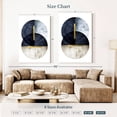 thumbnail image 4 of Elephant Stock Dark Navy Wall Art - Vertical Canvas Wall Art - Living Room Wall Decor - Abstract Canvas - White And Gold Decor By Urban Epiphany - 32" x 48", 4 of 8