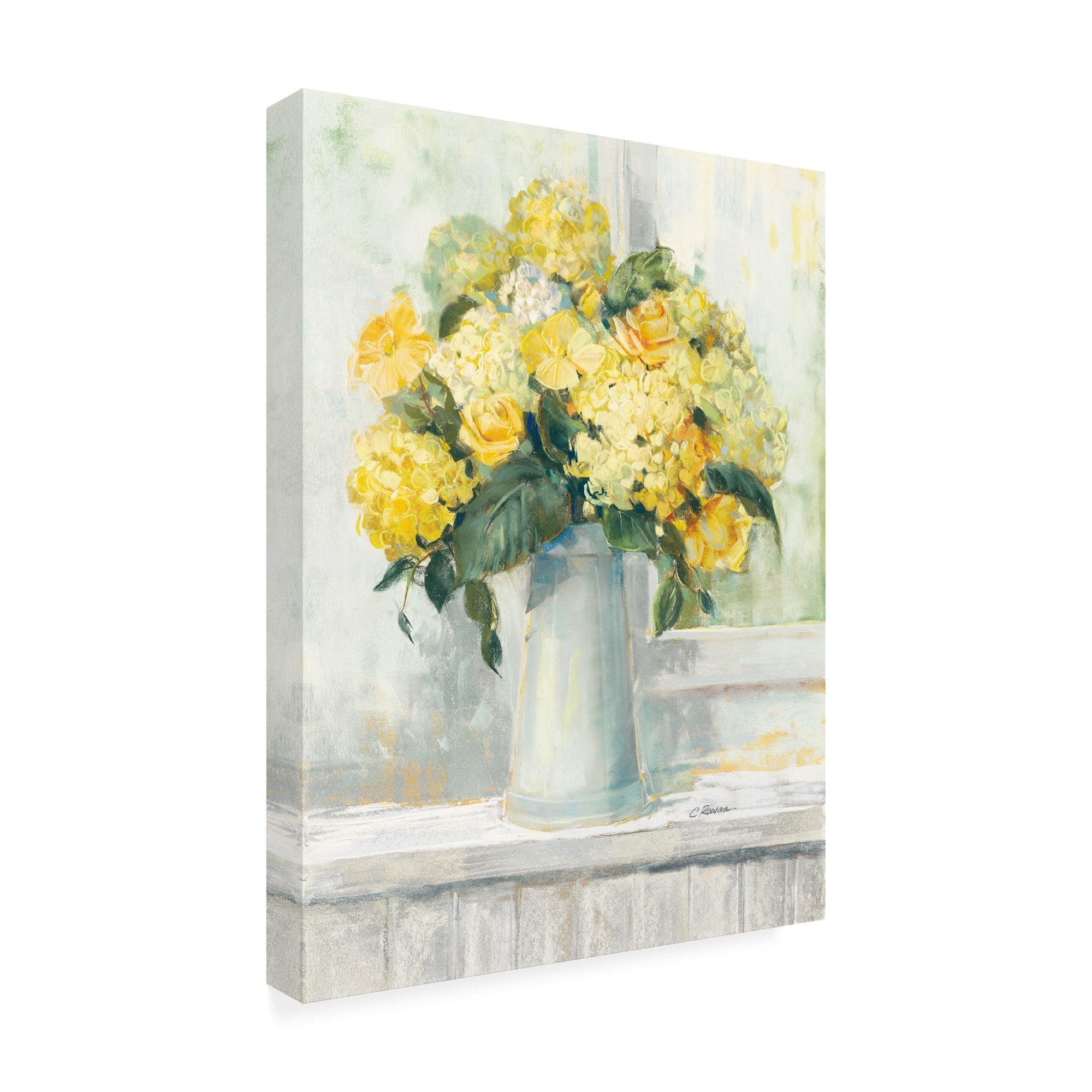 Trademark Fine Art 'Endless Summer Bouquet I Yellow' Canvas Art by Carol Rowan
