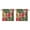Summer, variant on Tropical Leaf Inspired 2-Piece Kitchen Curtains 27.5x24 Inch Vibrant Aloha Floral Print Window Panels