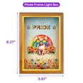 thumbnail image 5 of Sphynx Celebrates Rainbow Pride Month LGBT LGBTQ+ Acrylic Plaque with Wood Photo Frame Box Cat Lover Kitten Owner Gifts Idea Light Box - 01003, 5 of 5