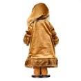 thumbnail image 6 of Vickerman 24" Mocha Velvet Santa Doll with Stand. This santa has glasses, stand is removeable., 6 of 7