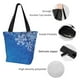 thumbnail image 4 of Easygdp Blue Christmas With Snowflakes Bolso de Hombro para Mujer, Bolso Bandolera y Cartera de Mano Elegante para Uso Diario, 4 of 6