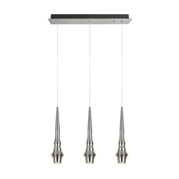 Aspen Creative Corporation 3-Light Kitchen Island Pendant