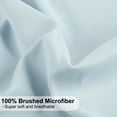 thumbnail image 5 of PiccoCasa 2 Pcs Body Pillowcases Microfiber Envelope Long Pillowcover, Standard Light Gray, 5 of 8