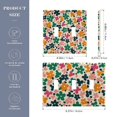 thumbnail image 2 of Yayeee Toggle Light Switch Wall Plate 3-Gang 6.37"x4.48" Decorative Outlet Cover, Floral Blooms, 2 of 7