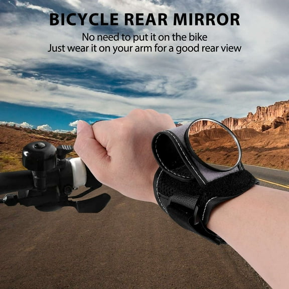 Rearview Safety Bike Arm Back Mirror Rear Reflector Wrist Mirror
