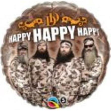 Dynasty Foils - Duck Dynasty Happy Happy Happy Foil Balloon, 2PK