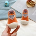 thumbnail image 2 of Otqutp Unisex Baby Nonslip Slippers Children Toddler Girls Boys Cute Slipper Socks Shoes Prewalker Autumn Winter Warm Anti-slip House Slippers (Gold,12-18 Months), 2 of 4
