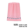 thumbnail image 3 of Hand Towels for Bathroom,Soft & Quick Drying Cleaning Towels for Gym | Absorbent Checkered Towel | Lightweight | Kitchen Wiping | Shower,Travel & Spa,Pink, 3 of 7