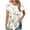 Multicolor Summer Tops for Women_z, variant on HAPIMO Women' Plus Size Round Neck Tees Flowy Casual Loose Elegant Pleated Blouses Fashion Clothes Summer Tops for Women Flower Print Tops Dressy Tunic Multicolor L