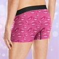 thumbnail image 6 of ZQUUVOU Valentine's Day Men's Boxer Briefs Printed Breathable Underpants (Pink,L), 6 of 7