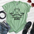 thumbnail image 2 of Goose Bump T-shirt, Unisex Women's Men's Shirt, Funny Goose Geese Animal Pun, Heather Apple Green, Medium, 2 of 6