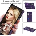 thumbnail image 4 of Case for Samsung Galaxy S23+ Plus (Not S23) with Card Slot Holder, Removable Adjustable Shoulder Strap Lanyard Crossbody Neck Purse Phone Case for Samsung Galaxy S23 Plus KB Purple, 4 of 15