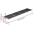 thumbnail image 4 of vidaXL Door Canopy Porch Awning Outdoor Black and Transparent Polycarbonate, 4 of 54