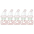 thumbnail image 2 of 100 clips de papel metálicos de estilo único a prueba de herrumbre resistentes para clasificación de archivos de notas de oficina, 2 of 8