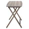 thumbnail image 5 of Mainstays Modern XL Oversized Folding Tray Table, Rustic Gray, 5 of 9