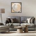 thumbnail image 4 of Stupell Industries Mid-Century Circular Soft Neutrals Black Framed Giclee Art, 24 x 24, by Noah Bay, 4 of 8