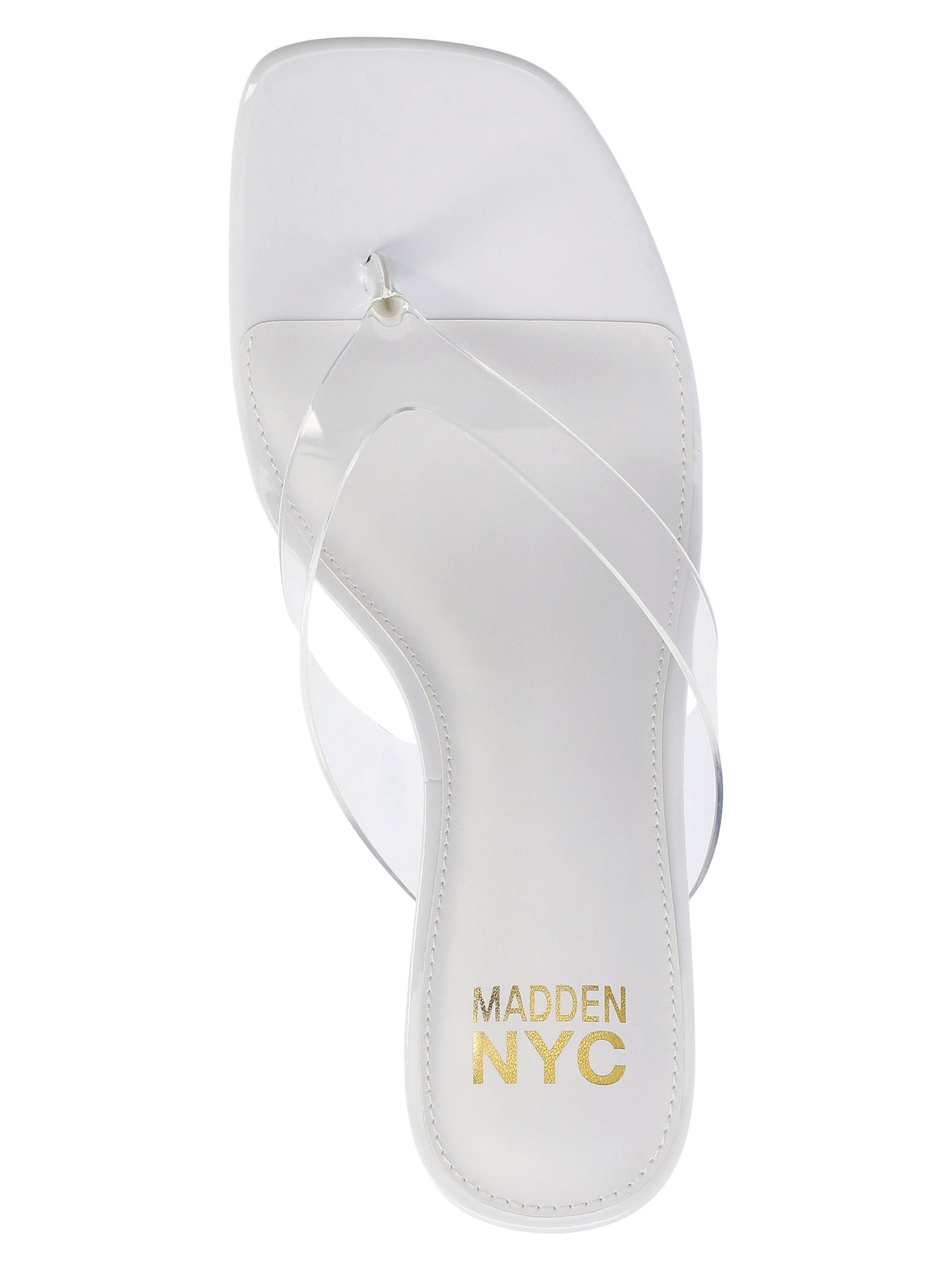 Madden NYC Women's Lucite Thong Sandals