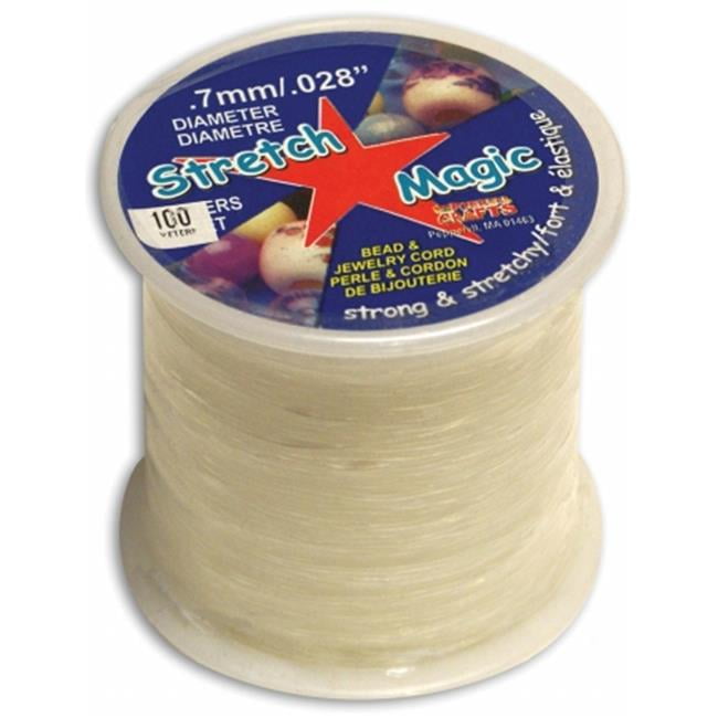 Stretch Magic Bead & Jewelry Cord 0.7mm 100 Meters/pkg, Clear