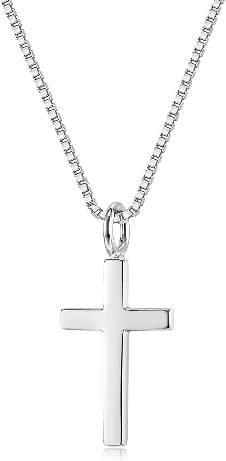 925 Sterling Silver Tiny Cross Pendant 