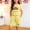Yellow, variant on SGFCWSX Girls 2 Piece Outfits Summer Patriotic Graphic Short Sleeve Top and Drawstring Elastic Waist Shorts Set Casual Daily Playwear White Size 7