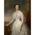 thumbnail image 2 of Franz Schrotzberg 19x24 Black Ornate Framed Double Matted Museum Art Print Titled: Empress Elisabeth of Austria, 2 of 5