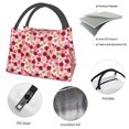 thumbnail image 4 of Yiaed Rose Flowers Print Lunch box lunch bag Portable Insulated Lunch Box for Women Men Cooler Tote Bag with Front Pocket for Work Picnic Travel, 4 of 6