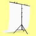 thumbnail image 4 of LELINTA 2Mx2M Large Aluminium Adjustable Photography Background Support Proedtion Curtain Stand System, Black, 4 of 4