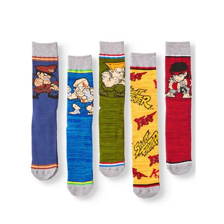 Men's Street Fighter 5-Pack Socks