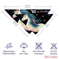 thumbnail image 2 of Unicorn Breathable Chiffon Yarn Dog Bandanas (Pack of Two) - Translucent Light Pet Collars for Small and Medium Dogs - 40.6x40.6x58/16x16x22.8in, 53.3x53.3x76.2/20.9x20.9x30 in, 2 of 5