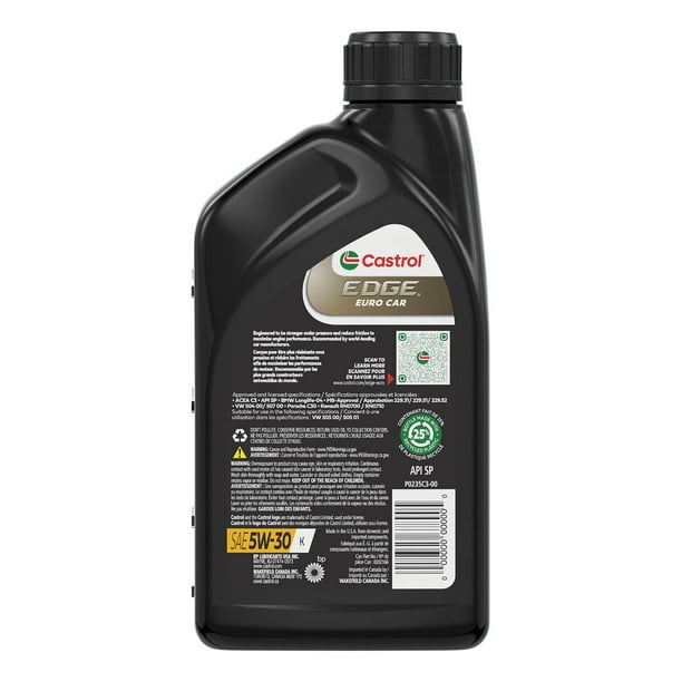 Castrol Edge 5W30 K Synthetic Engine Oil - Walmart.ca