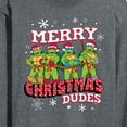 thumbnail image 3 of Teenage Muntant Ninja Turtles - Merry Christmas Dude  - Men's Long Sleeve T-Shirt, 3 of 5