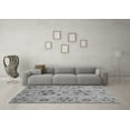 thumbnail image 3 of Ahgly Company Indoor Square Abstract Gray Modern Area Rugs, 6' Square, 3 of 4