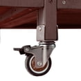 thumbnail image 2 of Brown Outdoor Grill Cart with Stainless Steel Table & Storage Cabinet - 40.5" Kitchen Cart, 2 of 8