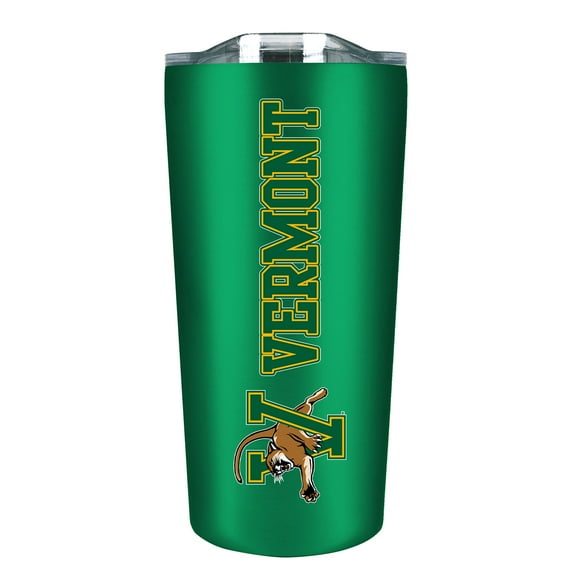Vermont Catamounts 18oz. Stainless Steel Soft Touch Tumbler