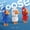 Blue,White,Red, variant on MOC-Series Cute Blue Cartoon Water Bird Figure Building Blocks Set Animal Decor MOC Bricks Toys 125pcs
