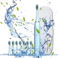 thumbnail image 1 of Teissuly Electric Toothbrush with 8 Brush Heads, 5 Modes, Smart 20-speed Timer, Rechargeable Sonic Toothbrushes for Adults and Teens, IPX7 Waterproof Teissuly WER202310169290, 1 of 7